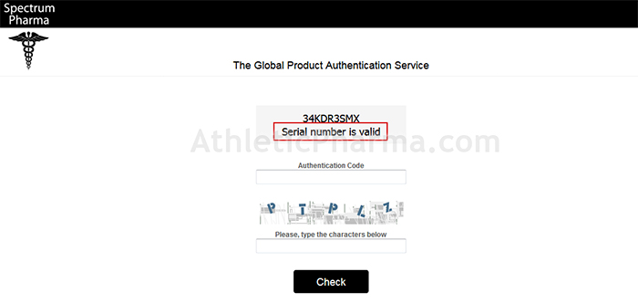 Spectrum-Pharma: проверяем оригинальность по кодам Подтверждение подлинности стероида Spectrum-Pharma